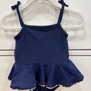 Burberry Navy Blue Kids Swiwsuit